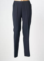 Pantalon slim taille élastique taille normale bleu ADELINA BY SCHEITER femme
