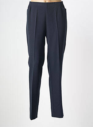 Pantalon slim taille élastique taille normale bleu ADELINA BY SCHEITER femme