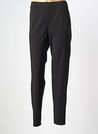 Pantalon droit stretch taille normale noir ADELINA BY SCHEITER femme