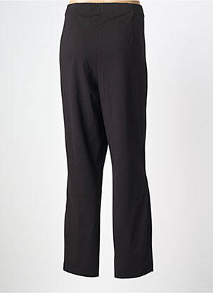 Pantalon droit stretch taille normale noir ADELINA BY SCHEITER femme