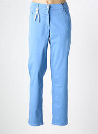 Pantalon droit stretch taille normale bleu GERRY WEBER femme