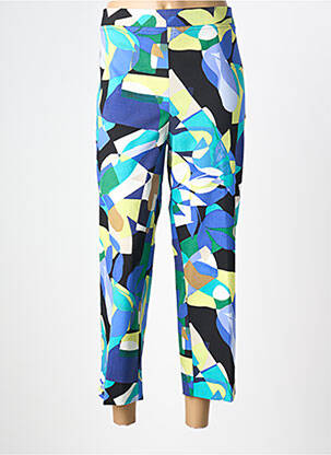 Pantalon 7/8 stretch taille normale bleu JOSEPH RIBKOFF femme