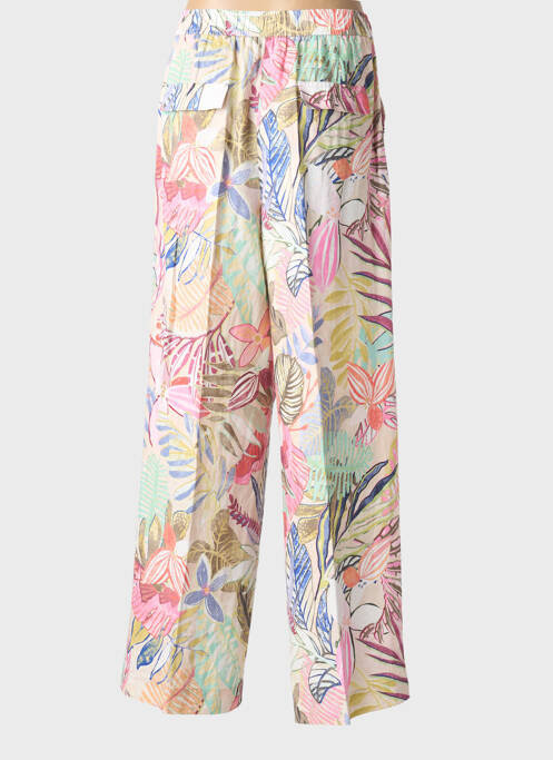Pantalon large fermeture zippée sous rabat boutonné taille normale rose GERRY WEBER femme