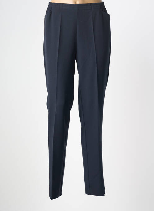 Pantalon slim taille élastique taille normale bleu ADELINA BY SCHEITER femme