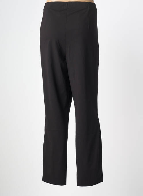 Pantalon droit stretch taille normale noir ADELINA BY SCHEITER femme