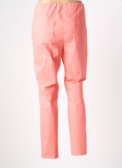 Pantalon droit stretch taille normale orange ADELINA BY SCHEITER femme
