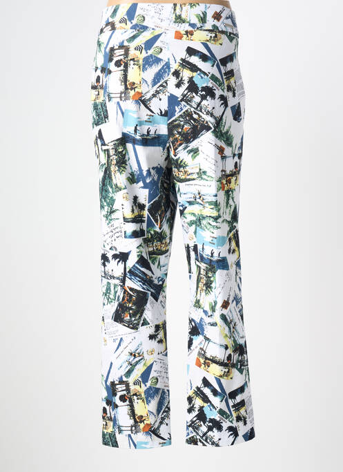 Pantalon droit stretch taille normale blanc JOSEPH RIBKOFF femme