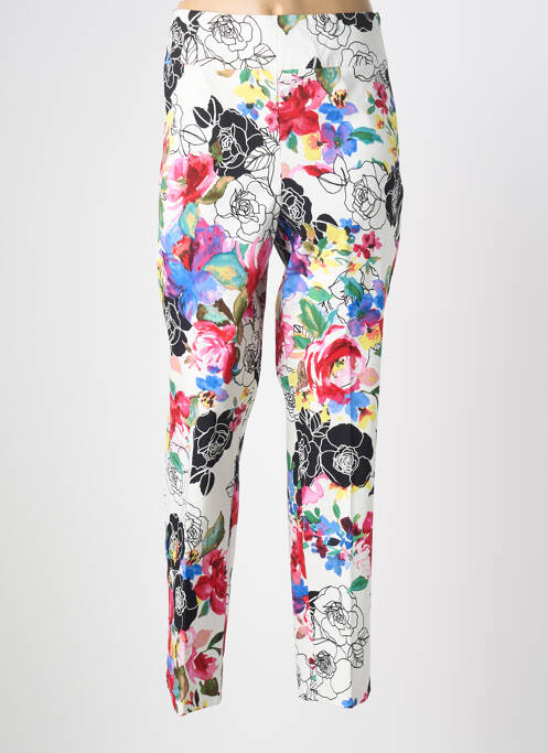 Pantalon droit stretch taille normale blanc JOSEPH RIBKOFF femme