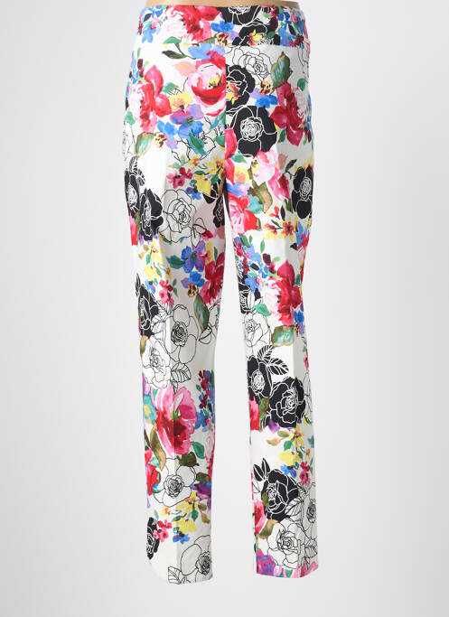 Pantalon droit stretch taille normale blanc JOSEPH RIBKOFF femme