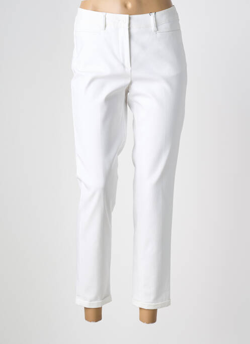 Pantalon 7/8 stretch taille normale blanc GARDEUR femme