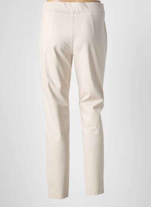 Pantalon slim taille élastique taille normale beige ADELINA BY SCHEITER femme