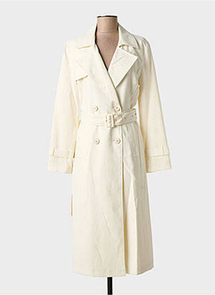 Trench tissage popeline sans capuche blanc GERRY WEBER femme