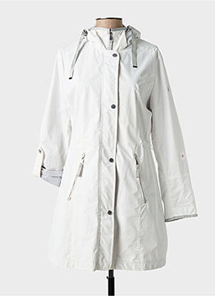 Parka manches longues a capuche gris GREEN GOOSE femme