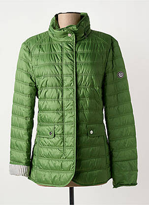 Doudoune manches longues a capuche vert BASLER femme