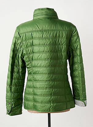 Doudoune manches longues a capuche vert BASLER femme