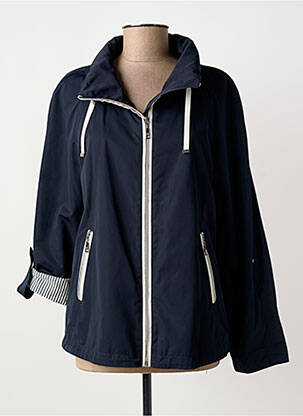 Veste casual coupe droite bleu BASLER femme