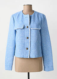 Veste casual col rond bleu GERRY WEBER femme