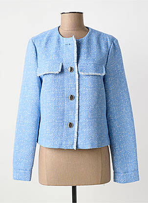 Veste casual col rond bleu GERRY WEBER femme