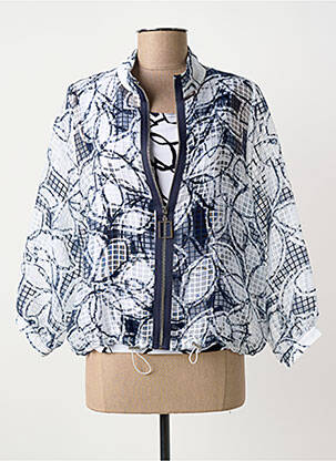 Twin-set imprimé fantaisie blanc JOSEPH RIBKOFF femme