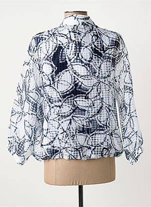 Twin-set imprimé fantaisie blanc JOSEPH RIBKOFF femme