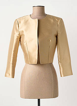 Veste casual col rond or LINEA RAFFAELLI femme