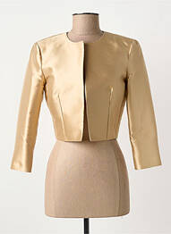 Veste casual col rond or LINEA RAFFAELLI femme
