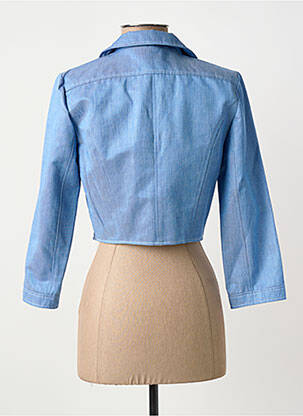 Veste casual finition intérieure doublée bleu RAFFAELLI femme