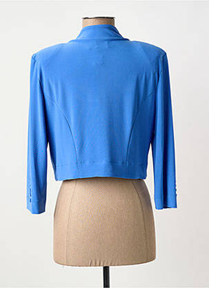 Veste casual col rond bleu JOSEPH RIBKOFF femme