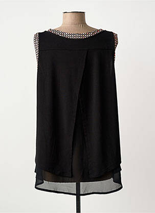Top stretch sans manche noir FUEGO WOMAN femme