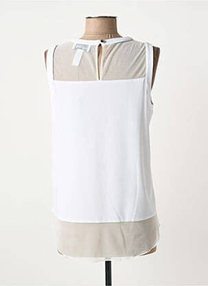 Top stretch sans manche blanc JOSEPH RIBKOFF femme