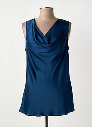 Top sans manche sans manche bleu JOSEPH RIBKOFF femme