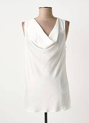 Top sans manche sans manche blanc JOSEPH RIBKOFF femme