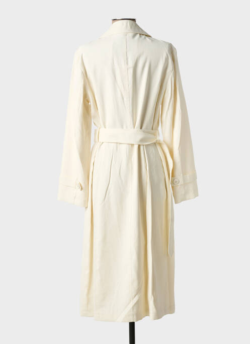Trench tissage popeline sans capuche blanc GERRY WEBER femme