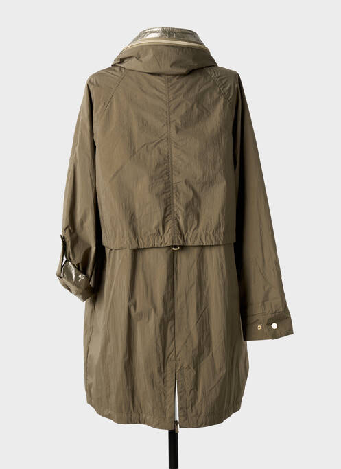 Parka manches longues a capuche vert BASLER femme