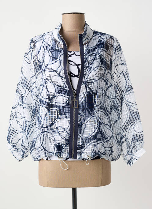 Twin-set imprimé fantaisie blanc JOSEPH RIBKOFF femme