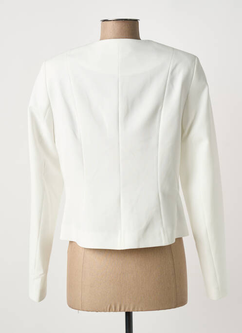 Veste casual col rond blanc GREGORY PAT femme