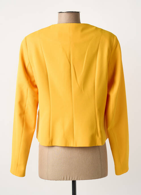 Veste casual col rond jaune GREGORY PAT femme