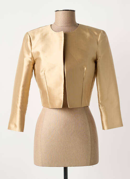 Veste casual col rond or LINEA RAFFAELLI femme