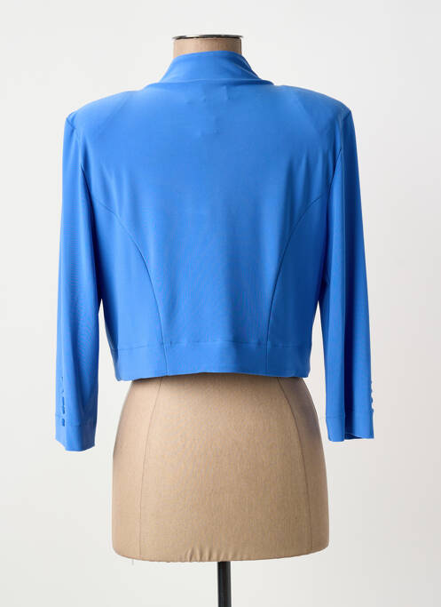 Veste casual col rond bleu JOSEPH RIBKOFF femme