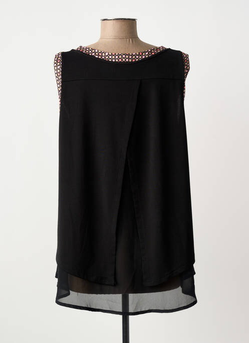Top stretch sans manche noir FUEGO WOMAN femme