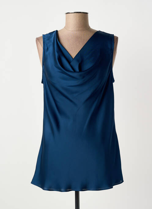 Top sans manche sans manche bleu JOSEPH RIBKOFF femme