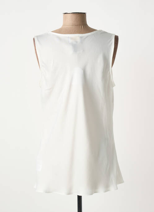 Top sans manche sans manche blanc JOSEPH RIBKOFF femme