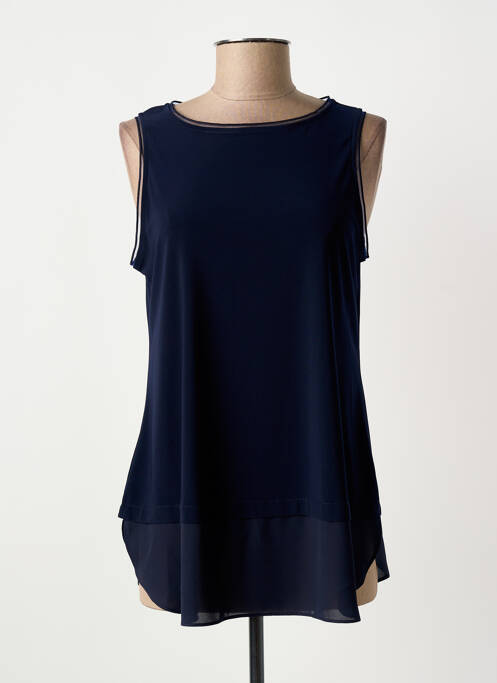 Top sans manche sans manche bleu JOSEPH RIBKOFF femme
