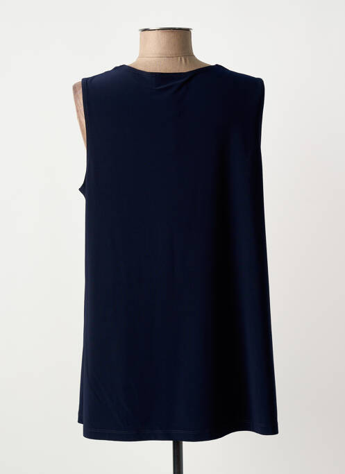 Top stretch sans manche bleu JOSEPH RIBKOFF femme
