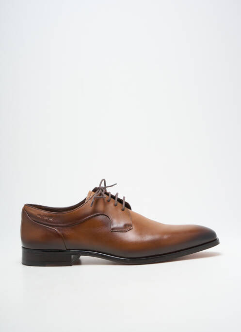 Derbies bout carré talon bas marron ROY ROBSON homme