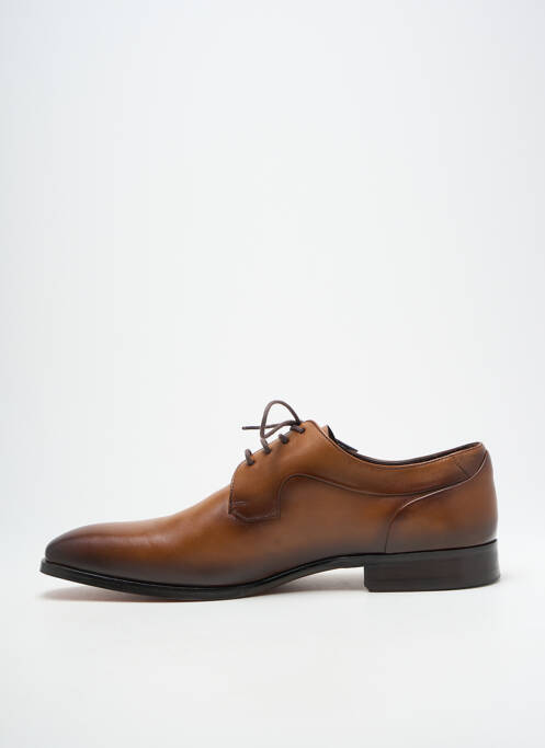 Derbies bout carré talon bas marron ROY ROBSON homme