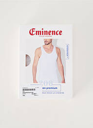 Débardeur coupe ajustée sans manche blanc EMINENCE femme