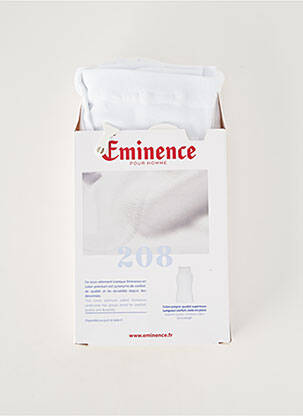 Débardeur stretch sans manche blanc EMINENCE homme