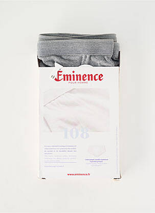 Boxer stretch gris EMINENCE homme
