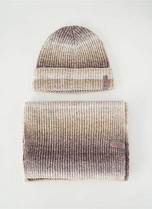 Bonnet stretch marron A FISH NAMED FRED unisexe